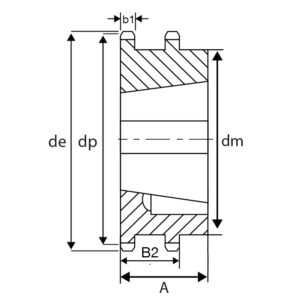 Duplex Taper Bore Sprockets - Aire Bearings